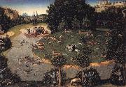 Stag hunt of Elector Frederick the Wise Lucas Cranach